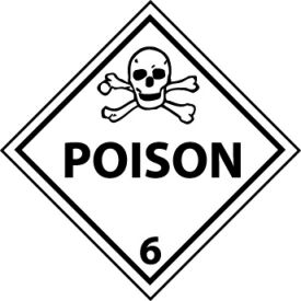 DOT Placard - Poison 6