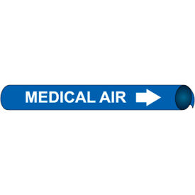Precoiled and Strap-on Pipe Marker - Medical Air Precoiled and Strap-on Pipe Marker - Medical Air
