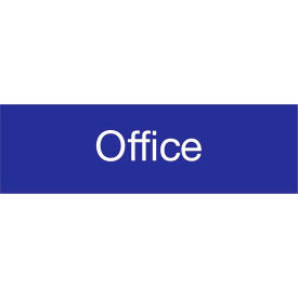 National Marker Company EN16BL Engraved Sign - Office - Blue image.