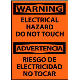 Bilingual Machine Labels - Warning Electrical Hazard Do Not Touch Bilingual Machine Labels - Warning Electrical Hazard Do Not Touch