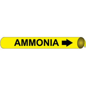 Precoiled and Strap-on Pipe Marker - Ammonia