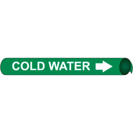 Precoiled and Strap-on Pipe Marker - Cold Water