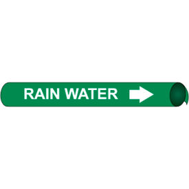 Precoiled and Strap-on Pipe Marker - Rain Water