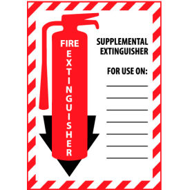Fire Extinguisher Class Marker - Supplemental Extinguisher - Vinyl