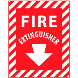 National Marker Company FXPSEB Fire Safety Sign - Fire Extinguisher - Fiberglass image.