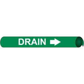 Precoiled and Strap-on Pipe Marker - Drain Precoiled and Strap-on Pipe Marker - Drain