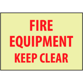 National Marker Company GL156P Glow Sign Vinyl - Fire Equipment image.
