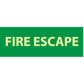 National Marker Company GL314P Glow Sign Vinyl - Fire Escape image.
