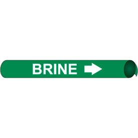 Precoiled and Strap-on Pipe Marker - Brine