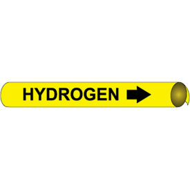 Precoiled and Strap-on Pipe Marker - Hydrogen