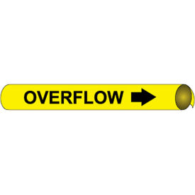 Precoiled and Strap-on Pipe Marker - Overflow Precoiled and Strap-on Pipe Marker - Overflow