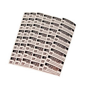 National Marker Company IDL3A Clear Overlaminante for Lockout Identification Labels image.