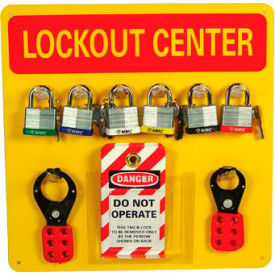 National Marker Company LOBY Lockout Center - Backboard image.