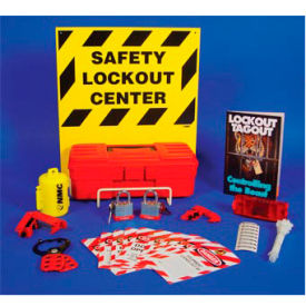 National Marker Company LOK2 Electrical Lockout Center with Contents image.