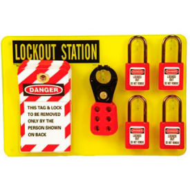 National Marker Company LOS4 Lockout Station with Contents image.