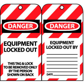 Lockout Tags - Equipment Locked Out