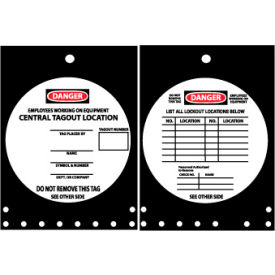 National Marker Company LOTAG3 Lockout Tags - Multi-lock Lockout Tag image.