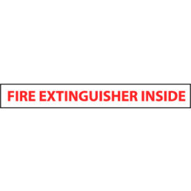 Fire Safety Sign - Fire Extinguisher Inside - Vinyl