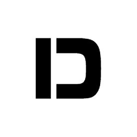 National Marker Company PMC12-D Individual Character Stencil 12" - Letter D image.
