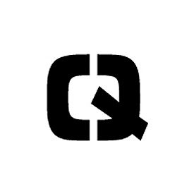 National Marker Company PMC12-Q Individual Character Stencil 12" - Letter Q image.