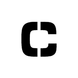 National Marker Company PMC4-C Individual Character Stencil 4" - Letter C image.