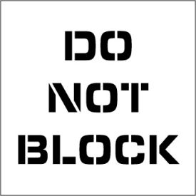 National Marker Company PMS224 Plant Marking Stencil 20x20 - Do Not Block image.