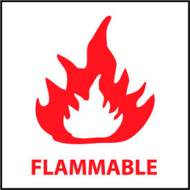 Graphic Safety Labels - Flammable