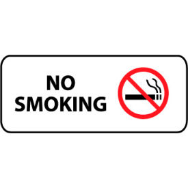 National Marker Company SA124P Pictorial OSHA Sign - Vinyl - No Smoking image.