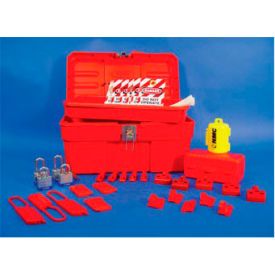 National Marker Company SKEB Electrical Lockout Starter Kit with Contents image.