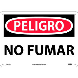 National Marker Company SPD79AB Spanish Aluminum Sign - Peligro No Fumar image.