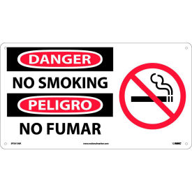 Bilingual Plastic Sign - Danger No Smoking