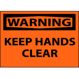 Machine Labels - Warning Keep Hands Clear