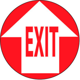 National Marker Company WFS9 Walk On Floor Sign - Exit image.