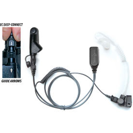 THE EARPHONE CONNECTION, INC EP1348EC Earphone Connection Hawk EP1348EC Easy-Connect Lapel Microphone Surveillance Kit, Harris image.