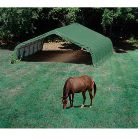 ShelterLogic, 58542, Equine Run-In Shed Peak-Style 22 ft. x 24 ft. x 13 ft.