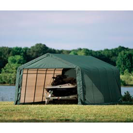 12x20x8 Peak Style Shelter - Green 