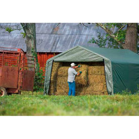 ShelterLogic, 71534, Equine Storage Shelter Peak-Style 12 ft. x 20 ft. x 8 ft. ShelterLogic, 71534, Equine Storage Shelter Peak-Style 12 ft. x 20 ft. x 8 ft.