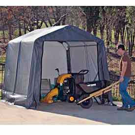 10x8x8 Peak Style Shelter - Grey view 2