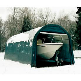12x20x10 Round Style Shelter - Green 
