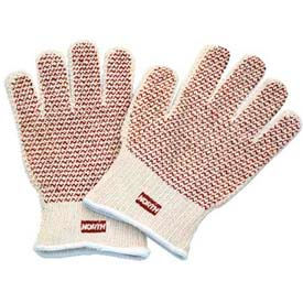 North Safety 51/7147 North®Grip-N® Hot Mill Glove, Nitrile N-Pattern , Knit Wrist, 51/7147, 12 Pairs image.