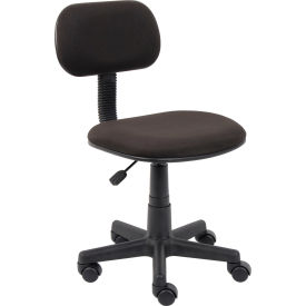 Boss Office Products B205-BK Boss Steno Chair - Fabric - Black image.