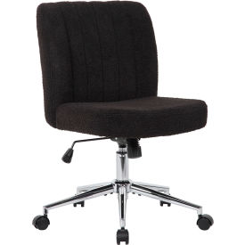 Boss Office Products® Task Chair Mid Back 18-1/2"" - 21-1/2""H Seat Black