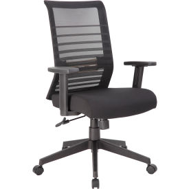 Boss Office Products® Task Chair High Back 18-1/2"" - 21-1/2""H Seat Black