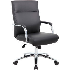 Boss Modern Executive Vinyl Conference Chair - Black