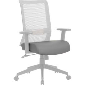 Boss Office Products B6COV22 Boss Antimicrobial Seat Cover - Vinyl - Gray image.