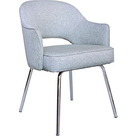 Boss Office Products B489C-GR Boss Linen Guest Chair - Granite Gray image.