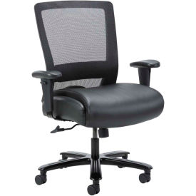 Boss Office Products B699-BK Boss Mesh Heavy Duty Chair, 400 Lb Weight Capacity image.
