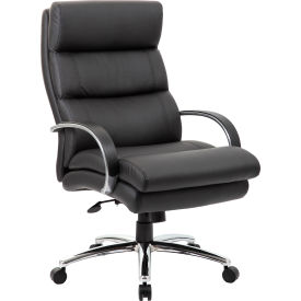 Boss Office Products B994-BK Boss Heavy Duty Executive Chair- 400 Lbs image.