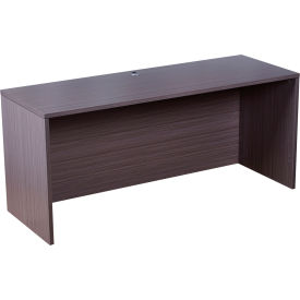 Boss Office Products N111-DW Boss Wooden Credenza - 66"W x 24"D - Driftwood image.