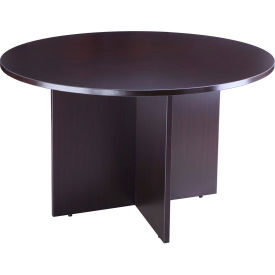 Boss Office Products N123-MOC 47" Round Conference Table - Mocha image.